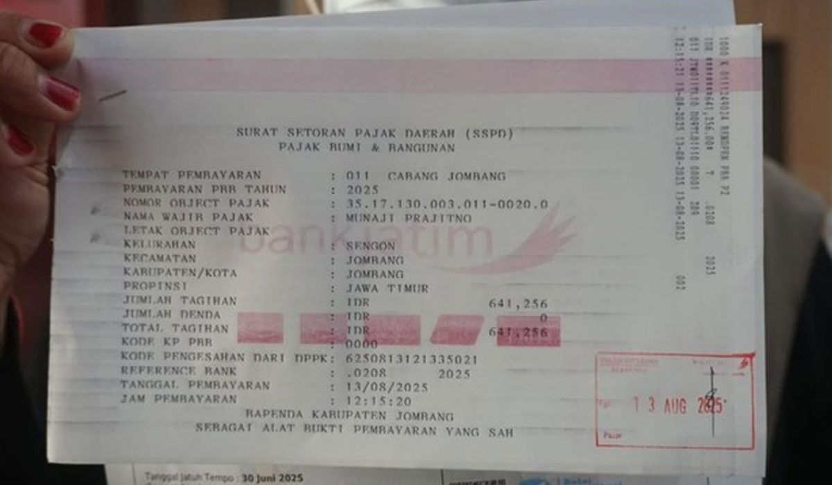 Cara Mengajukan Keringanan PBB P2 di Jombang