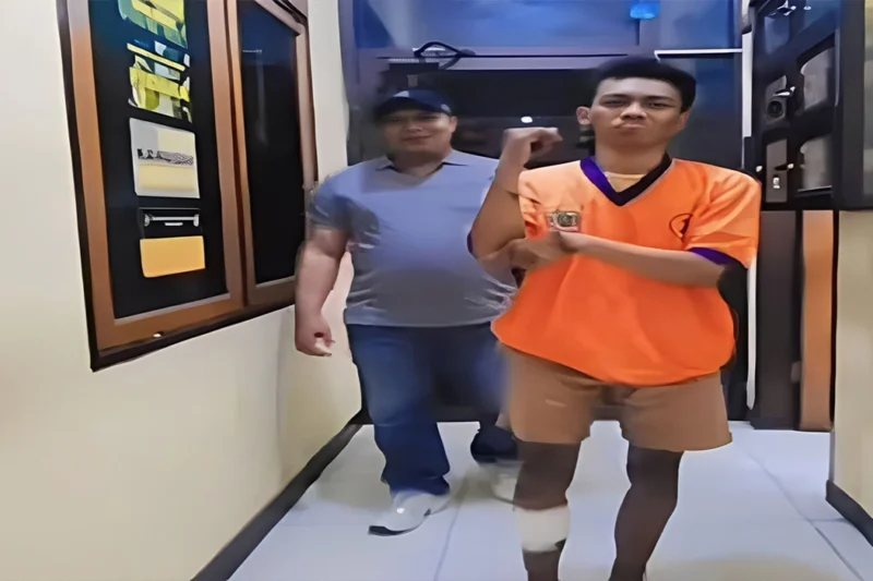 Residivis Didor Polisi Usai Curi Motor di Depan Kantor Bank Simokerto Surabaya