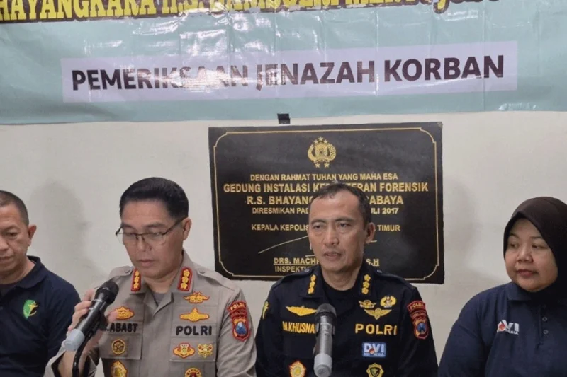 DVI Polda Jatim Dipuji Khofifah Atas Kecepatan Identifikasi Korban Al Khoziny