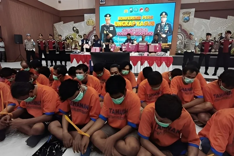 Polresta Sidoarjo Sita Narkoba Berbagai Jenis Senilai Rp 2,8 Miliar