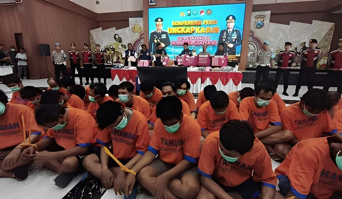 Polresta Sidoarjo Sita Narkoba Berbagai Jenis Senilai Rp 2,8 Miliar