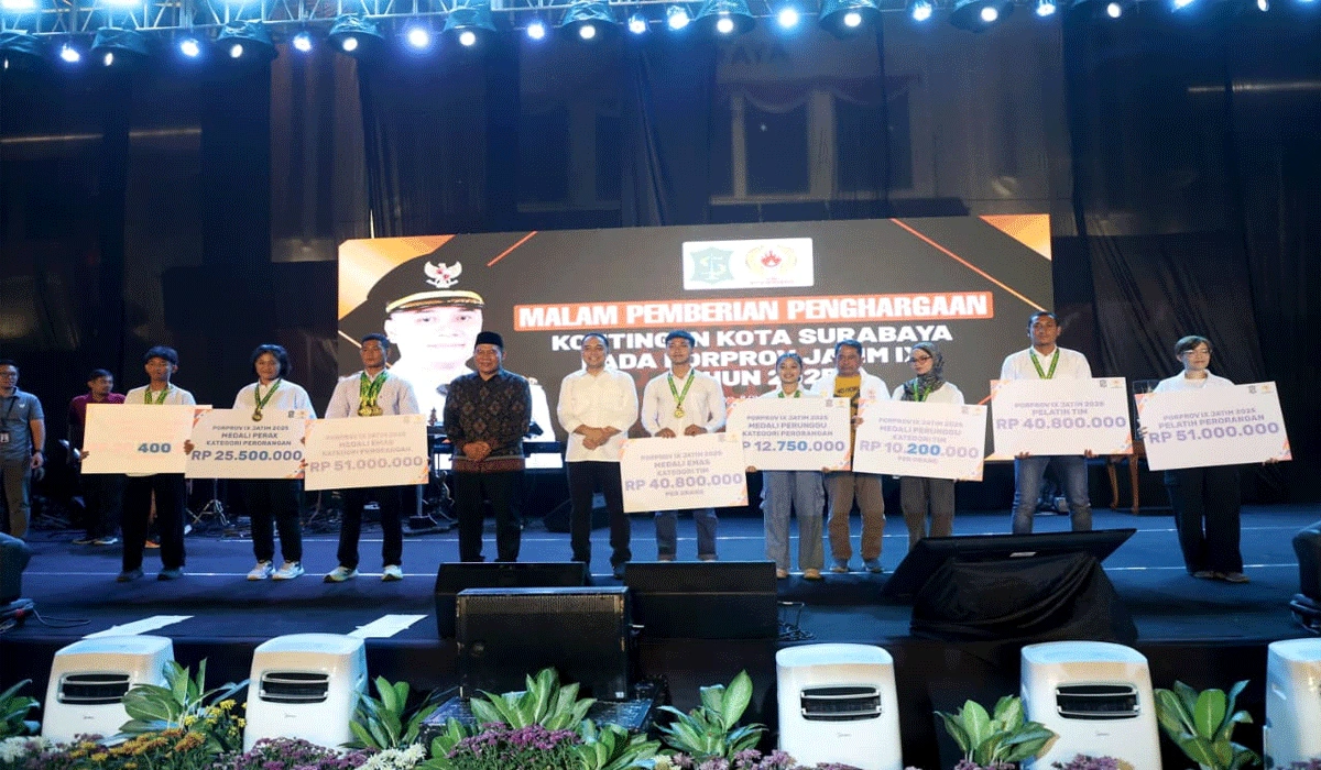 Bonus Fantastis! Surabaya Siapkan Rp42,7 Miliar Untuk Atlet Berprestasi Di Porprov Jatim