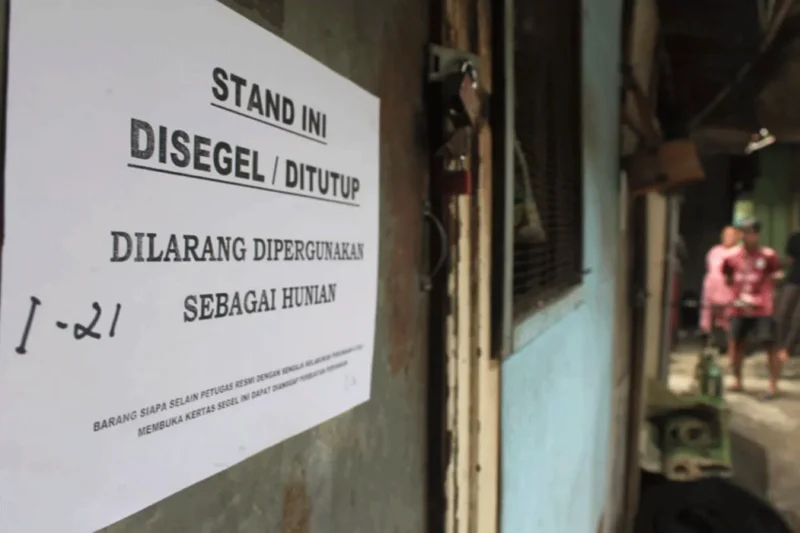 Pemkot Surabaya Tegas Segel Stan Pasar Bendul Merisi Yang Beralih Fungsi