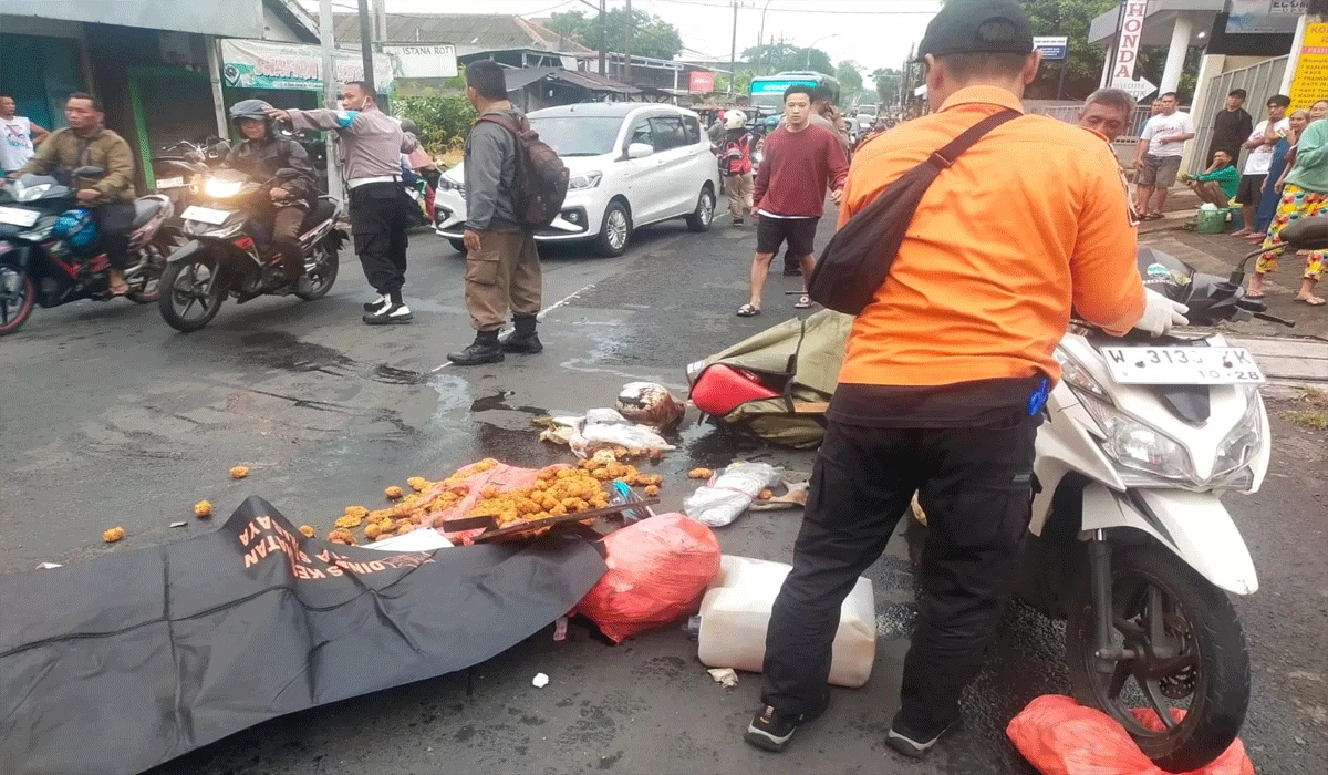 Tabrak Lari Maut Pedagang Lontong Balap, Sopir Truk Teridentifikasi